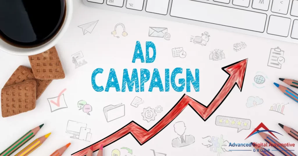 Ad campaign business concept