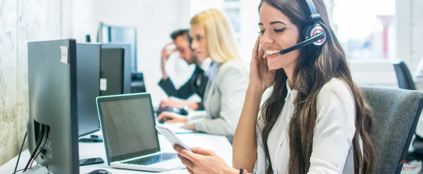 ADAG - Customer Support Operator Answering a Call