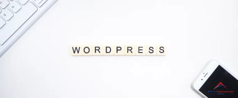 ADAG - WordPress text spelled using beads